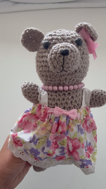 Handmade Crochet Dressed Teddy Bear 🧸✨