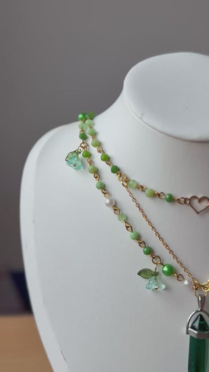 Sylvara Crystal 🌿🔮 Necklace